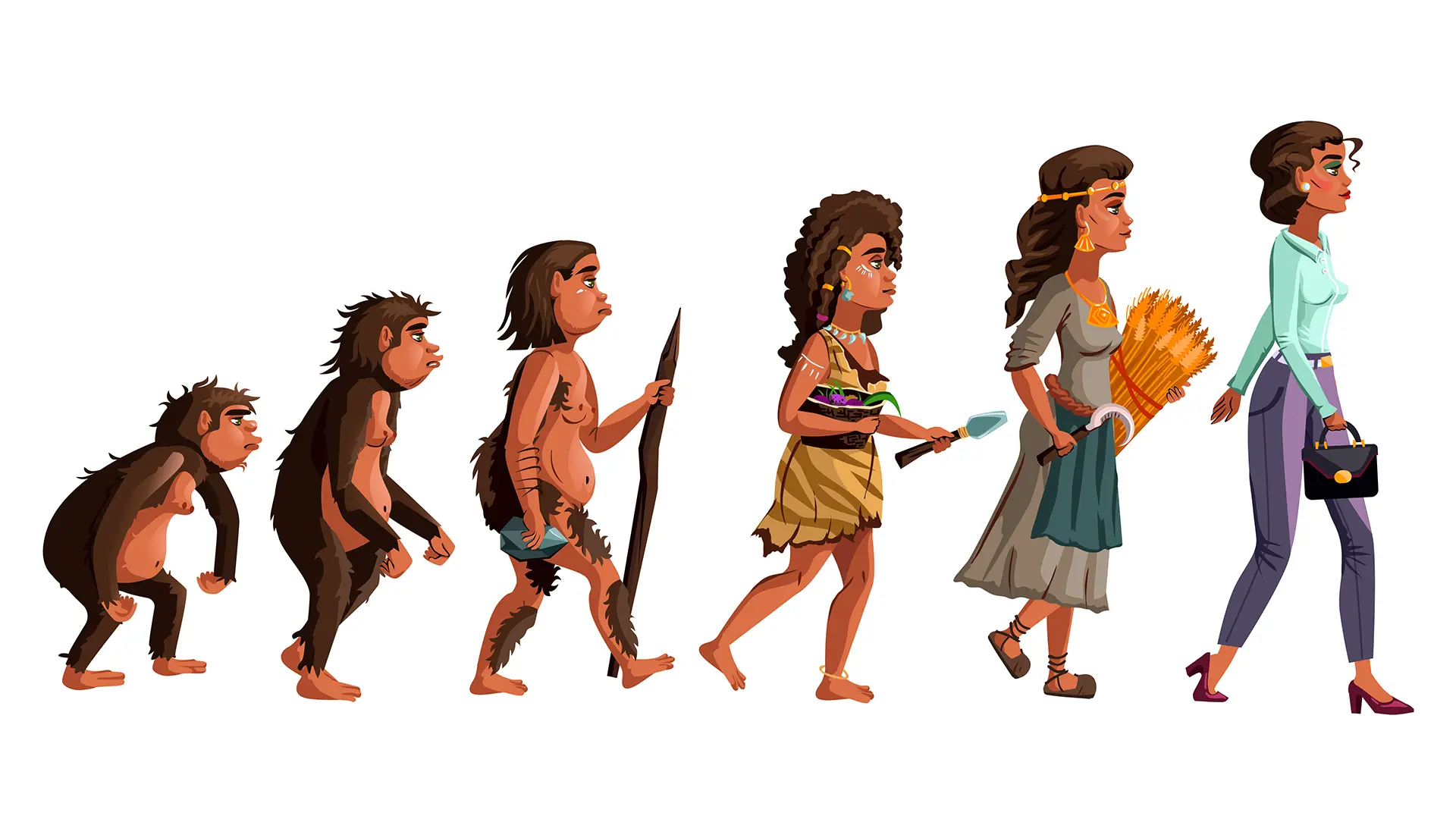 Huwoman evolution